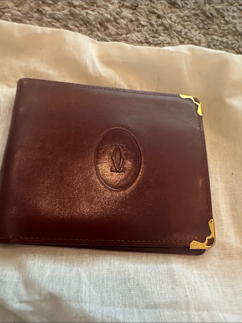 Men’s Cartier Vintage Bi-Fold Wallet